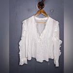 Mi Ami White Lace Accent Top Size XL Photo 3