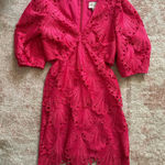 Adelyn Rae  Harper Lace Mini Dress hot pink Photo 0