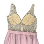 Bella & Bloom Elegant Affair Beaded Formal Dress in Blush, Size L Pink Size L Photo 5