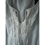 Lucky Brand  Women's Boho White Tank Top with Tassels - Size S Photo 4