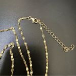925 Gold Over Silver Vermeil Pave Heart Pendant Twisted Chain Necklace 2.2g. Photo 8