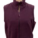 Lands' End EUC Lands’ End size L purple fleece vest. Photo 1