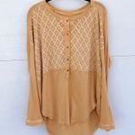 Free People  We the free oversized peach fuzz top Photo 3