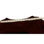 Xhilartion Medium burgundy Red Long sleeve Tee shirt 31k Photo 3