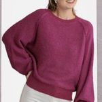 Umgee Slubknit Lavender Textured Sweater, Large Photo 0