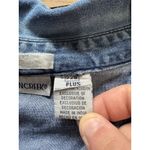 Cabin creek Denim Farm Animal Barn Embroidered Button Down 22W Plus Women Shirt Photo 9