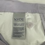 NYDJ Not Your Daughter's Jeans Pants Size 10 Wide Leg Cropped Light Purple Linen Photo 14
