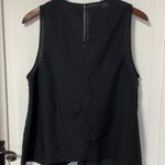BCBGeneration BCBGengeration Black tie front tank blouse Size medium Photo 4