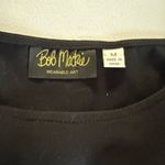 Bob Mackie Sequin Peacock Vintage 90s Rhinestone Eye Dolman Sleeve Top Black M Photo 4