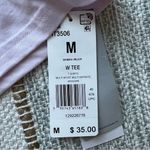 Adidas Almost Pink Loose Fit Crewneck Short Sleeve Open Back Cropped T-Shirt M Photo 7