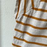 Lucky Brand  cute striped linen blend T-shirt Photo 6