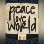 Peace Love World Boheme Asymmetrical Hem Knit Sweater in midnight Photo 4