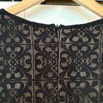 Moon River  Black And‎ Neutral Lace Up Neckline Dress Size Medium Photo 3