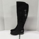 American Rag  Womens Riding Boots 5.5 Black Over The Knee Western Coastal Cowgirl Photo 1