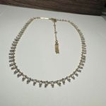 Kendra Scott White Howlite White/Grey Beads Beaded Gold Tone Necklace Photo 6