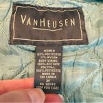 Van Heusen Free w/ Purchase  Quilted Zip Up Vest Women’s Medium Light Green FLAWS Photo 8