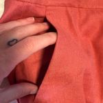 Theory  Linen Terracotta High-Waisted‎ Shorts - Size 2 Photo 3