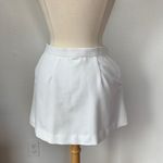 Vintage Solid White Mini Golf Athletic Skirt Size 10 Photo 6