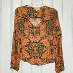 Anthropologie  Love The Label Floral Boho Blouse 361 Photo 3