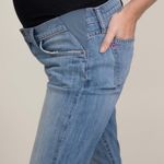 Current/Elliott  X Hatch The New Maternity Kick Flare Crop Halley Jeans 28 Chic Photo 1