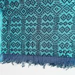 Pashmina Style Scarf/Wrap Blue and Green EUC Photo 7
