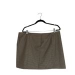 Mango NWT MNG X houndstooth Mini Skirt Button Detail Chic & Modern XL Photo 10