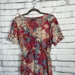 Angie Y2K  Floral Maxi Dress Vintage Women’s Medium Boho Short Sleeve Cottagecore Photo 6