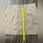 Hollister  Beige Cargo High Rise Mini Skirt Size Medium Utility Outdoor Chic Photo 3