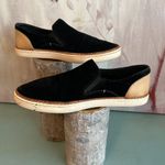 UGG  Women's Adley Perforated Slip-On Sneaker Size 8 Suede Black and Tan Preppy Photo 10