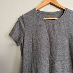 Athleta Womens Cadence T-Shirt Heather Gray Short Sleeve Photo 3