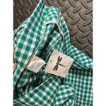 TYLER BOE Gigi gingham kick flare pants crop PARAKEET white womens‎ size 6 NWT Photo 6