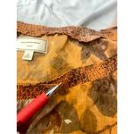 Anthropologie Moulinette Soeus Cara Silk Cold Shoulder Midi Dress Orange 6 Photo 6