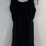 birch and stone size medium tie strap black romper Photo 2