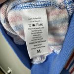 LuLaRoe  Jane Short Sleeve Sweatshirt Size Medium Airplane Stripes Fireworks 4th Photo 4