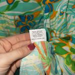 Jams World Hula Moon x  Blue Aqua Peace Flower Shift Dress Size Large Photo 4