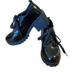 Dirty Laundry Y2K Chunky Black Heeled Oxford Shoes Womens Size 7.5 Photo 8