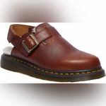 Dr. Martens Women's Jorge II Boots new with tags Brown Leather Slingback Clogs Photo 1