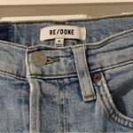 RE/DONE  90s High Rise Ankle Crop Jeans Size 26 Button Fly Denim Jean Photo 2