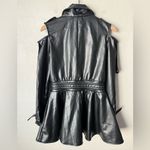 Akira  into the Matrix faux leather long sleeve mini dress black small NWT Photo 9