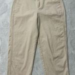 Madewell  Emmett Wide-Leg Pants Women's Tan Cropped Pants Photo 0