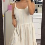 Altar'd State Beige Stripped Dress Photo 0