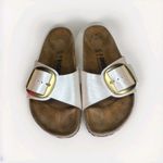 Birkenstock Madrid Big Buckle Women's US 10 EU 41 Pearl White Sandals Narrow Photo 4