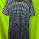 Allegra K NWT Blue Checkered Women's Dress size Medium Photo 0