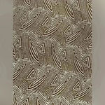 Banana Republic  Brown White Cotton Lined Zip Pencil Skirt Front Pleat Size 2 Photo 5