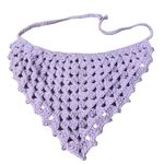 Handmade crochet bandana Purple Photo 5