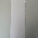 Michael Stars  White Ribbed Dress Tank Midi NWOT Photo 1