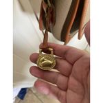 Dooney & Bourke Dooney & Bourke Taupe Brown Purse Handbag Tote All Weather Leather USA Vintage Photo 8