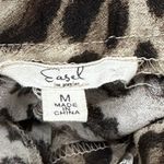 easel  Womens Size Medium Brown Leopard‎ Cargo Jogger Pants Pockets Photo 7