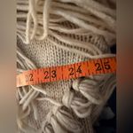 Hot & Delicious  Cream Fringe Knit Sweater NWOT Photo 6