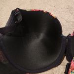 Torrid Curve Floral Print Black 360 Back Smoothing Push Up T Photo 5